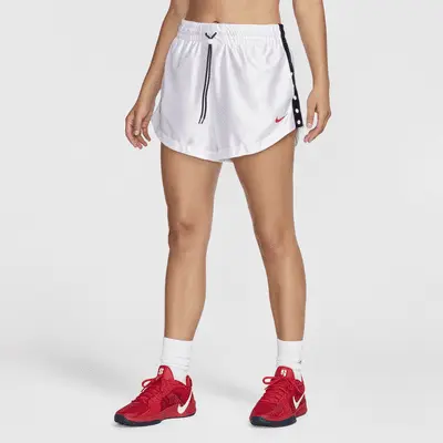 

Шорты Nike USA Village, цвет White/Obsidian/White/Sport Red