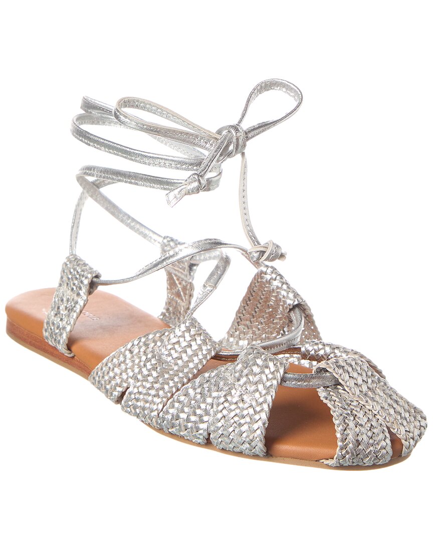 Сандалии Free People Sunny Gilly из кожи, черный