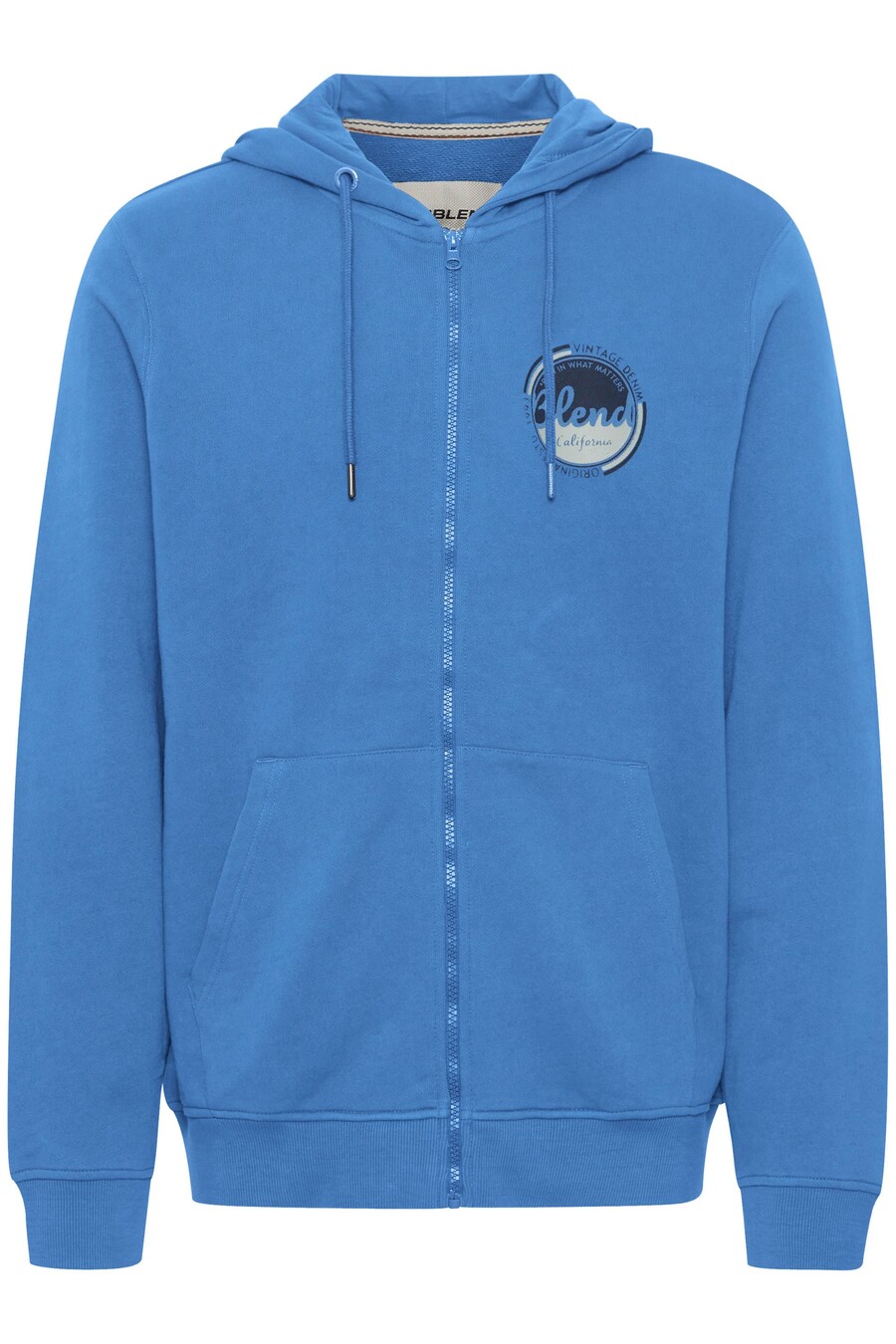 

Толстовка с капюшоном на молнии BLEND, цвет marine blue/Azure