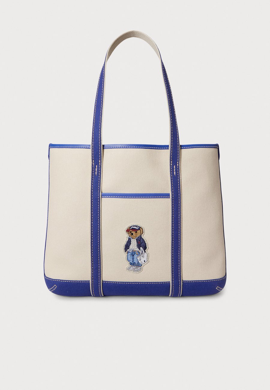 

Сумка Polo Ralph Lauren POLO BEAR CANVAS SMALL SHOPPER TOTE, Ecru/ Indigo Sky/Off-White
