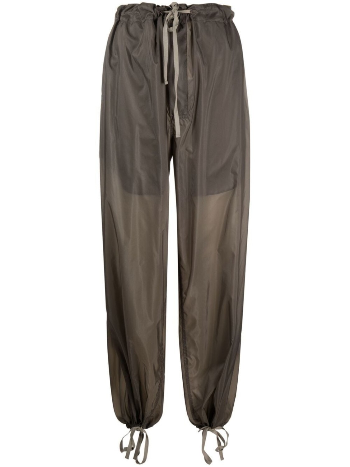 

Maison Margiela широкие брюки с кулиской, серый