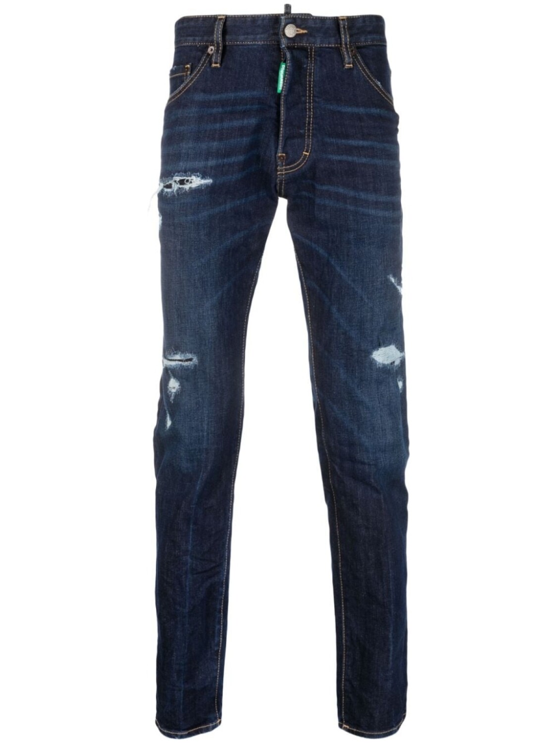 

Dsquared2 узкие джинсы с заниженной талией, синий