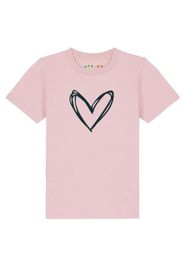 Футболка с принтом herzi Watapparel, Cotton Pink — фото 2