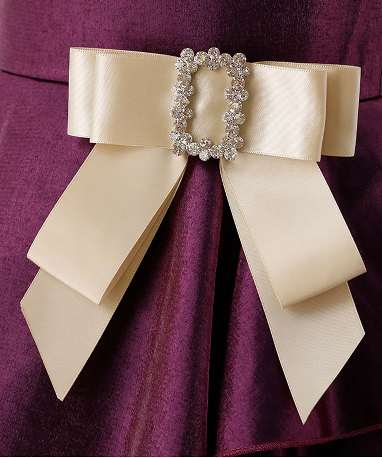 Платье детское Sparkling Satin Dress с блестками, без рукавов, розовое — фото 2