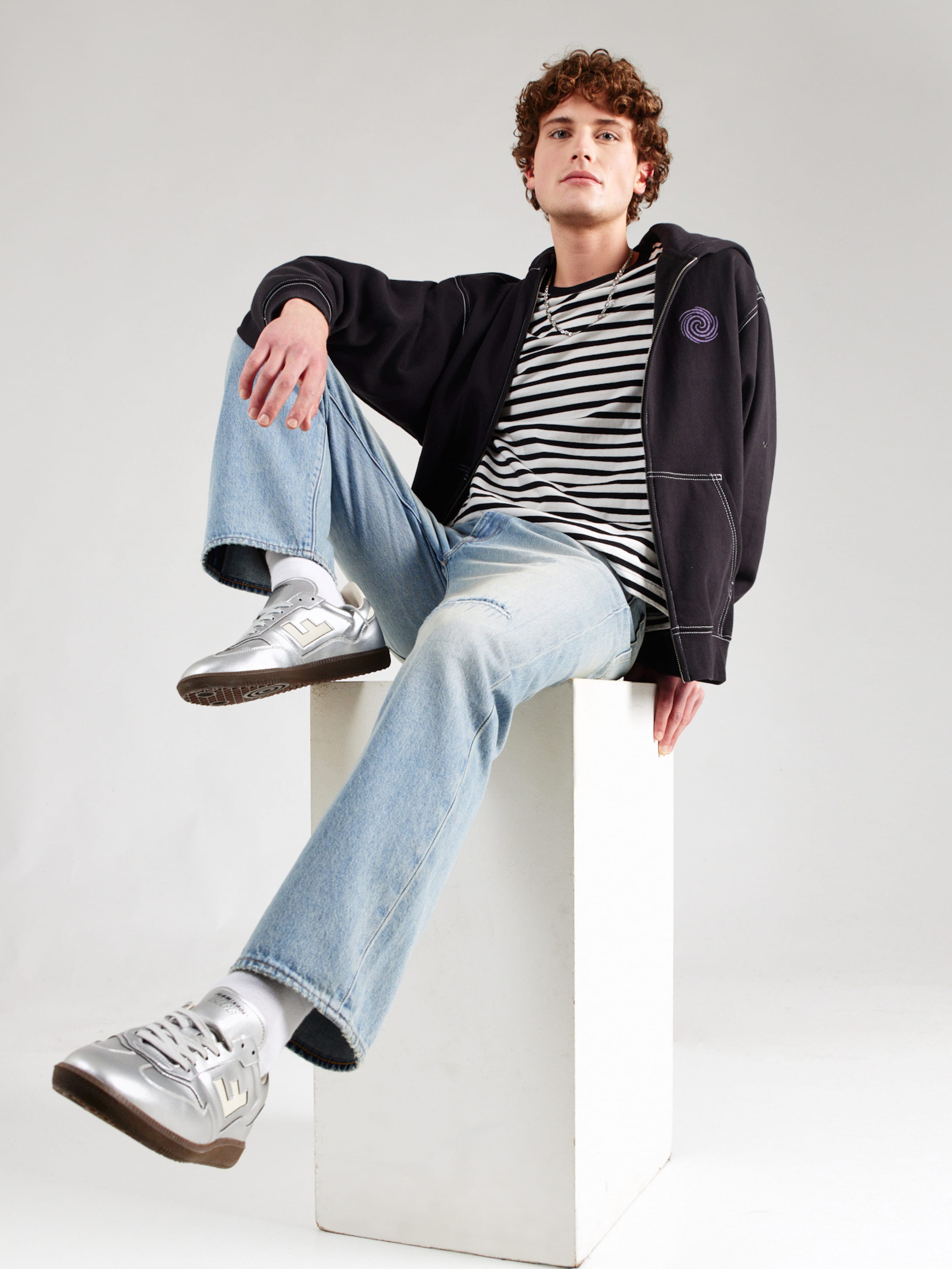 LEVI'S  Джинсы свободного кроя '555 Relaxed Straight Jeans' в синем дениме — фото 4