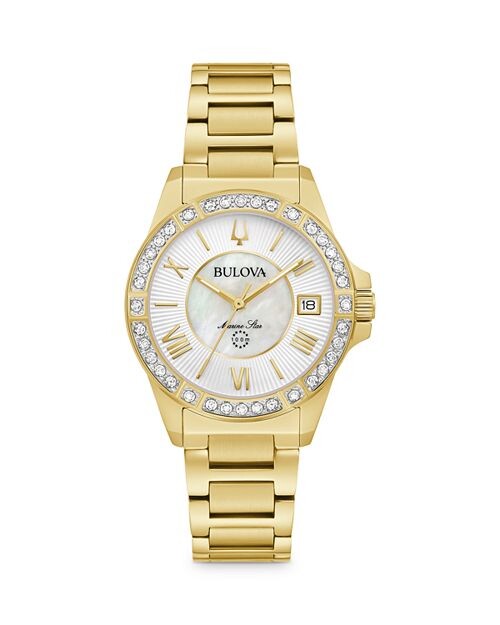 

Морские звездные часы, 32 мм Bulova, цвет White