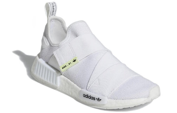 Кроссовки оригиналы nmd_r1 Adidas, белый — фото 3