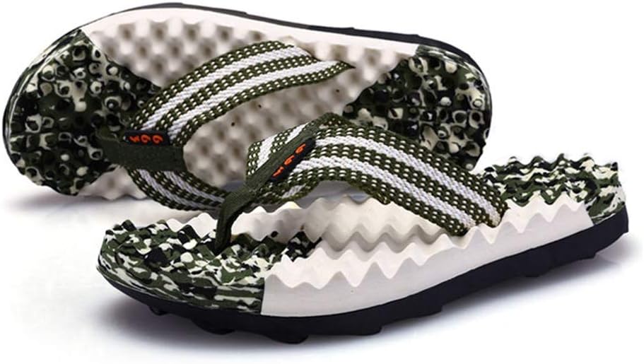 

Мужские сандалии YXCKG, шлепанцы для мужчин, пляжные тапочки, мужские сандалии-вьетнамки для дома и пляжа, летние сандалии с массажем для ног, удобные и дышащие (Цвет: коричневый, Размер: EUR42)