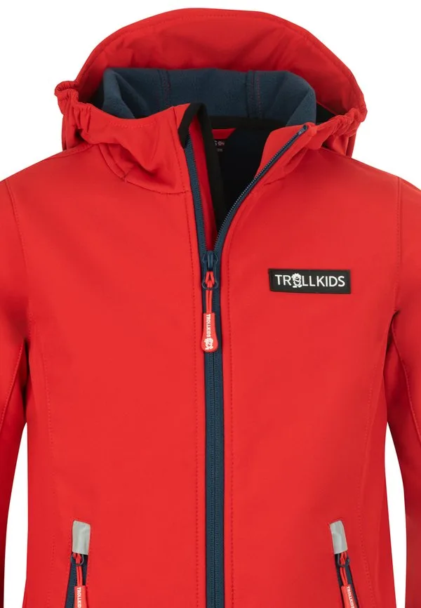 Куртка из мягкой ткани Trollkids, Bright Red — фото 3