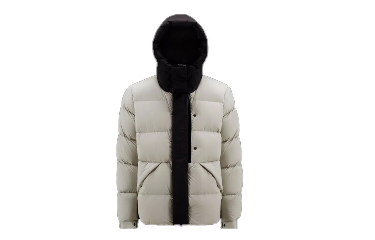

Пуховик мужской светло-серый Moncler