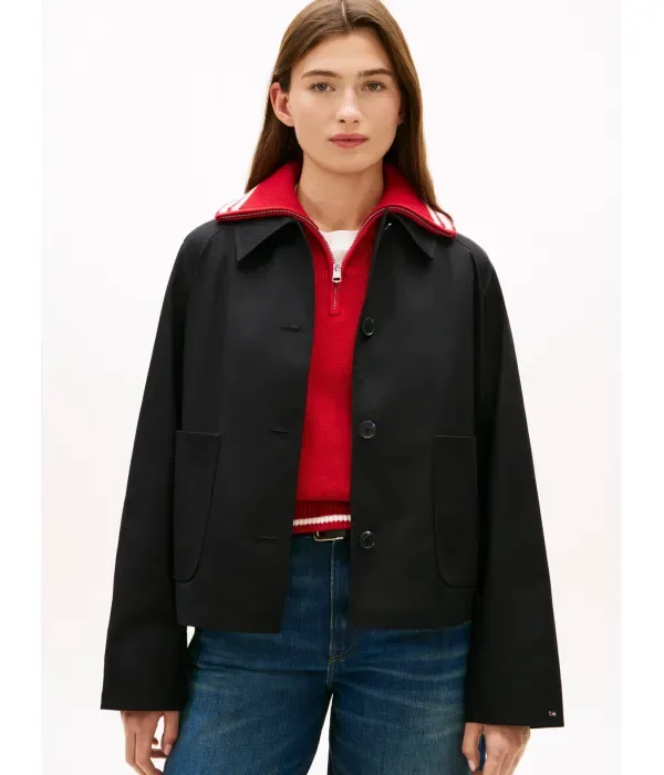 Куртка loose fit Tommy Hilfiger, черный