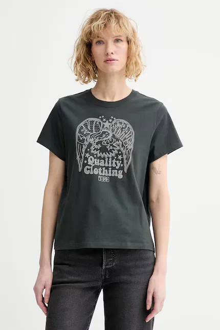 Футболка с коротким рукавом хлопковая GR T2 PERFECT Levi's, серый