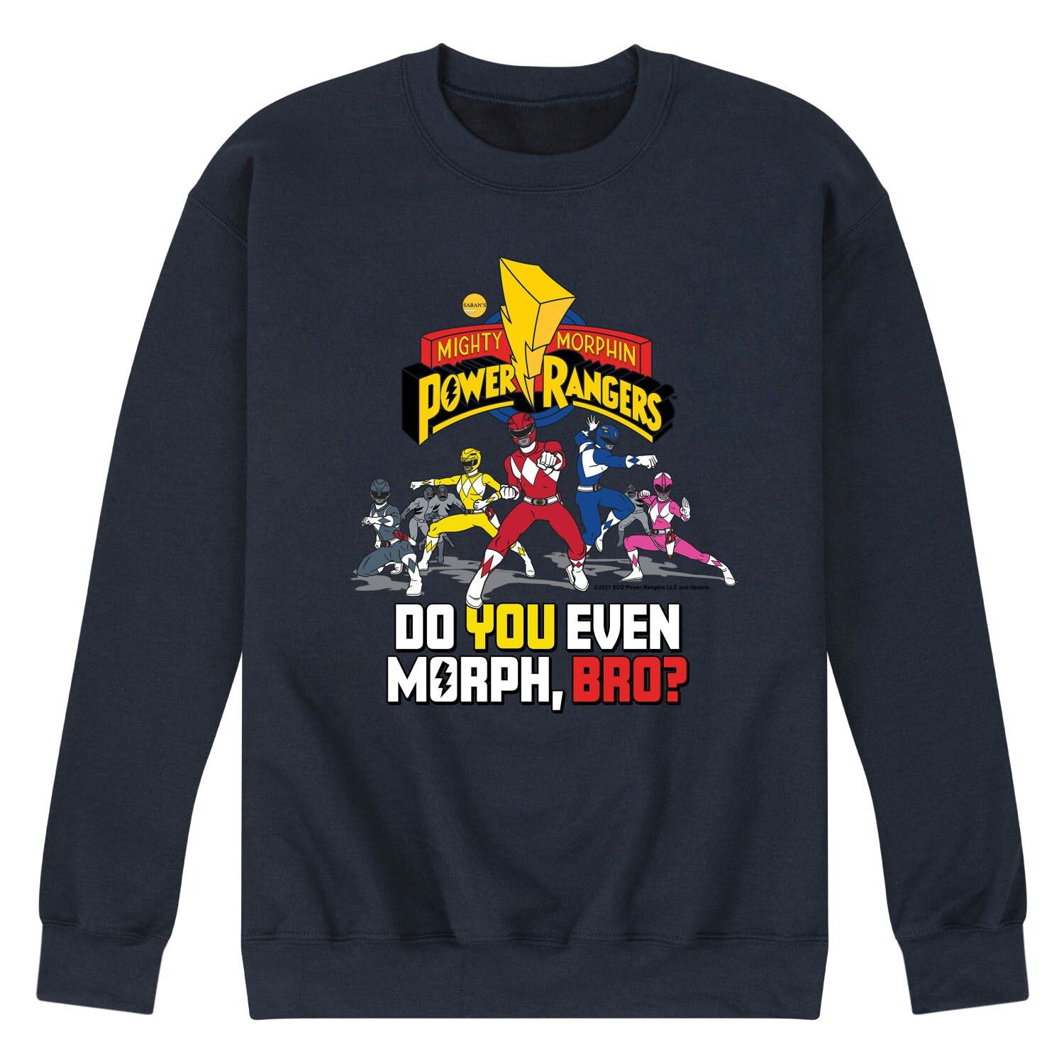 

Мужской свитшот Power Rangers Morph Bro Licensed Character