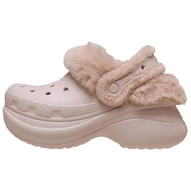 Crocs Женские кварцевые сабо Whale Clogs розового цвета