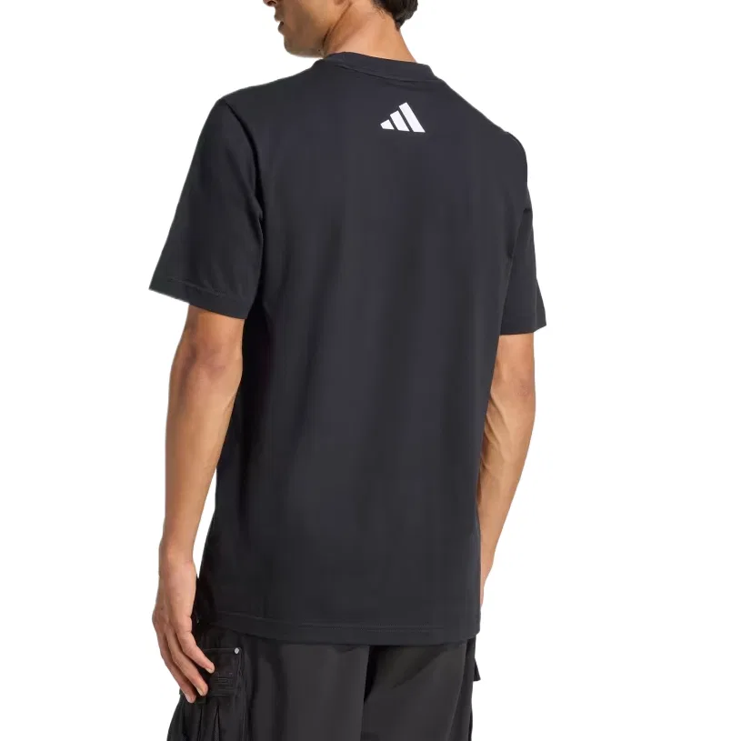 Футболка мужская Adidas Black/Semi Mint Green — фото 4