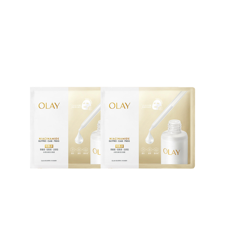 

Увлажняющая маска для лица Dewy Shiro Bottle, Niacinamide Olay, 2 pcs