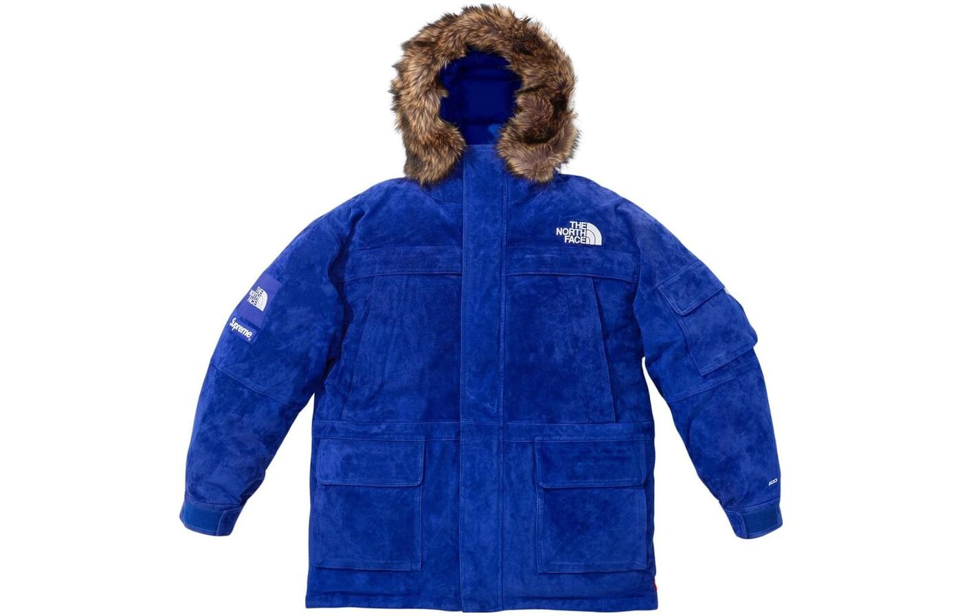 

X The North Face Коллекция Парка Пальто Унисекс Supreme, синий