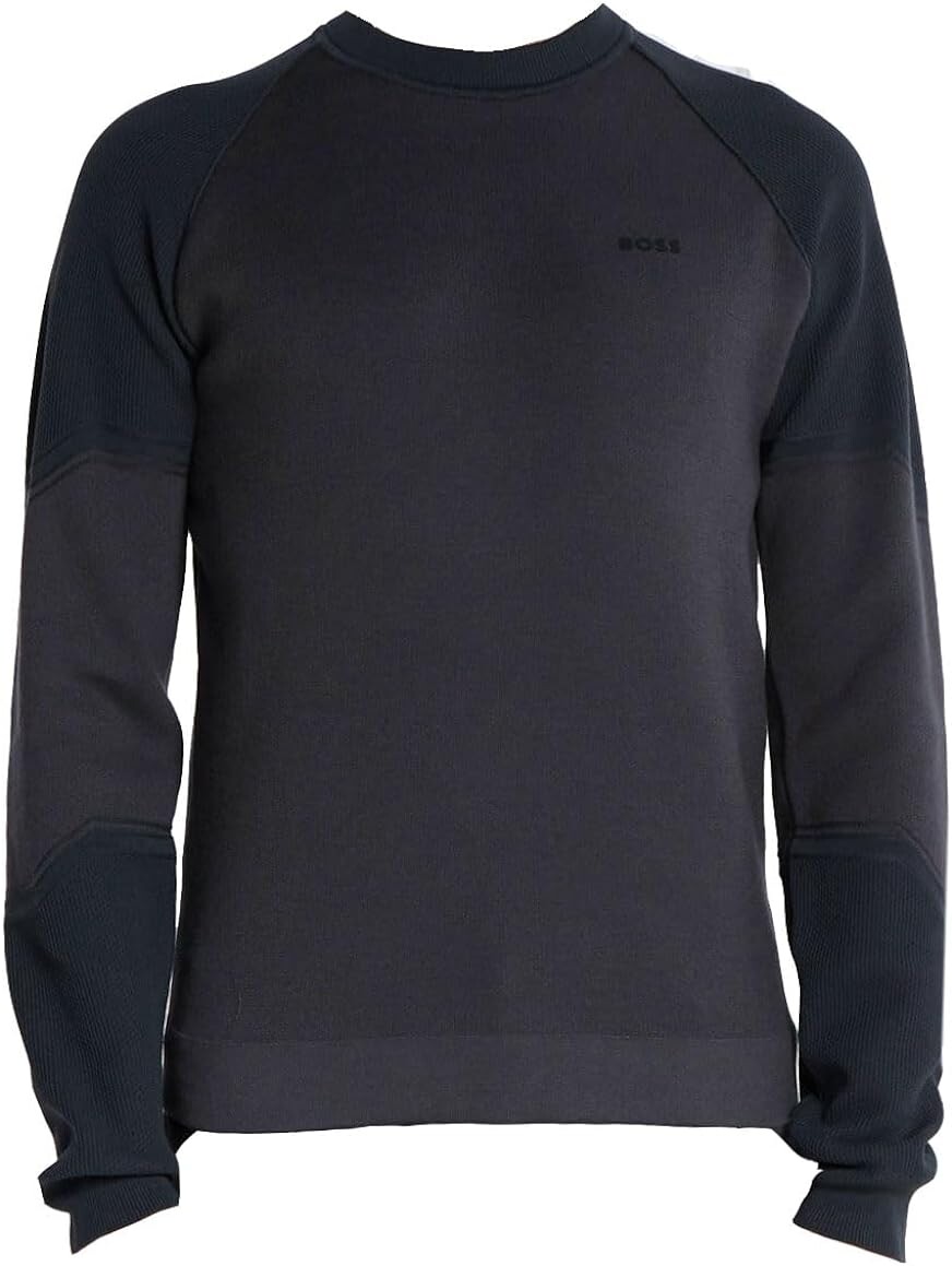 

Hugo Boss Мужская толстовка из смеси хлопка Relka Regular Fit 027-Темно-серый, серый