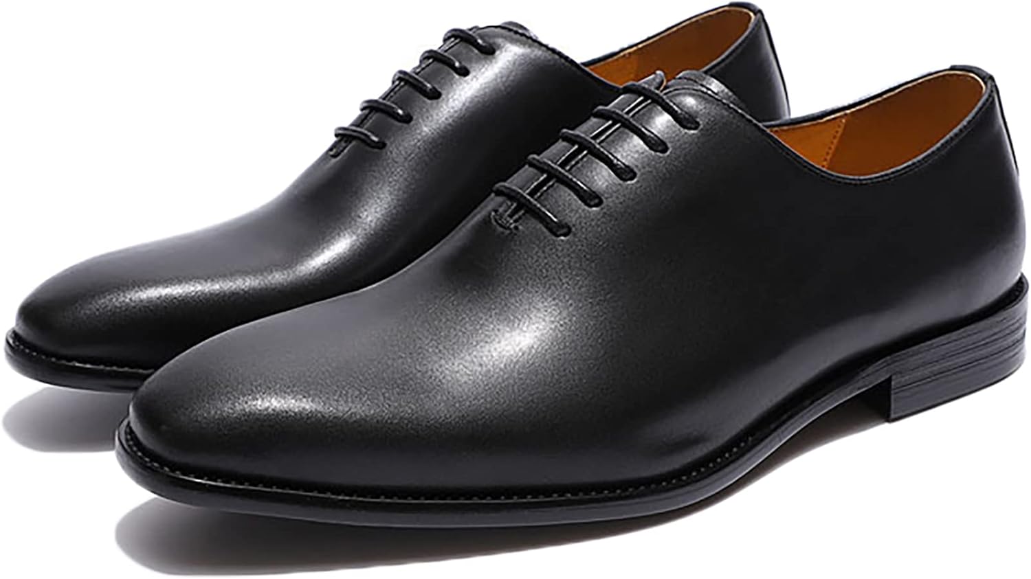 

Мужские классические оксфорды, формальные туфли дерби для свадьбы, кожаные с шнуровкой, для работы и офиса, черные, 44 Generic