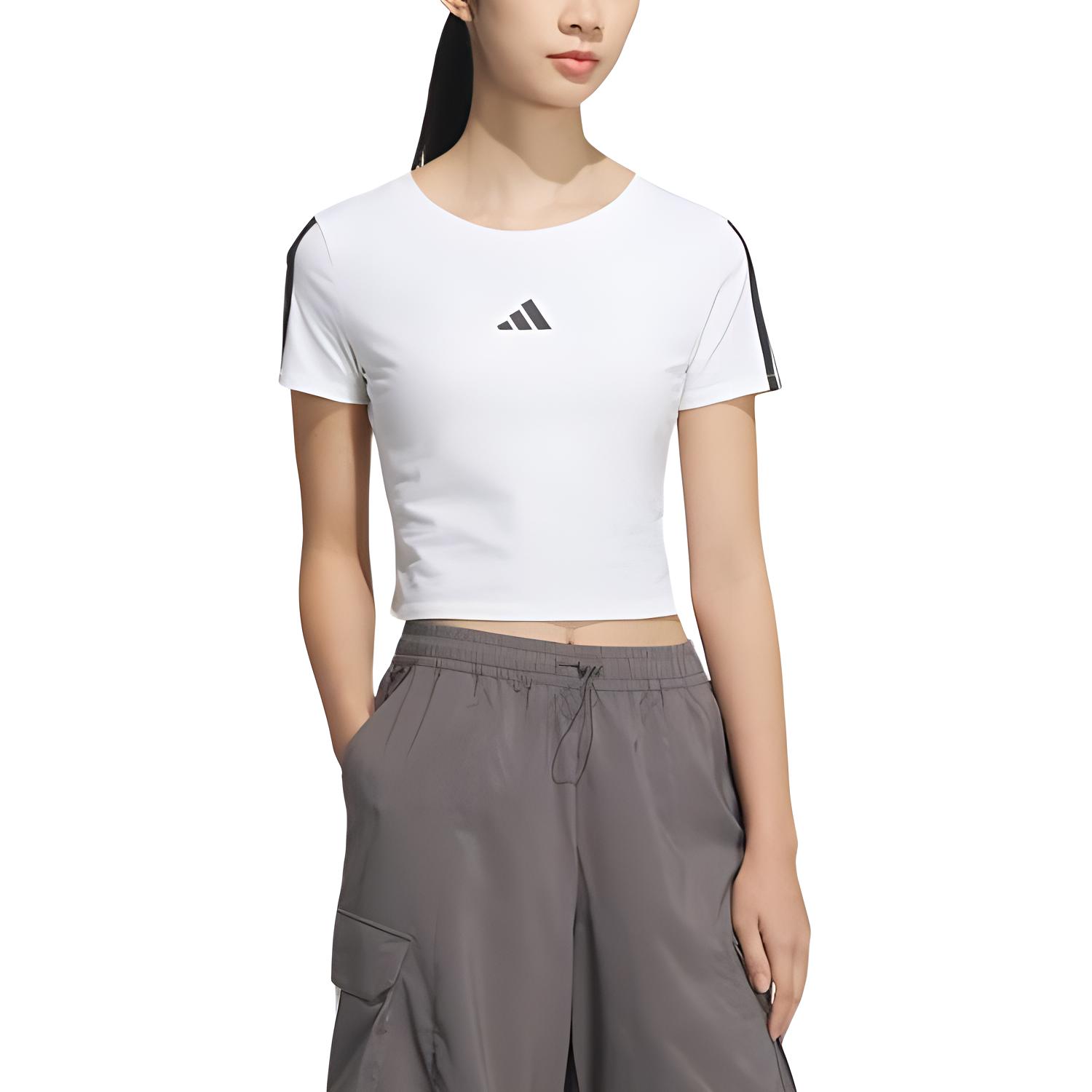 

Adidas Футболка женская белая, Белый, Adidas Футболка женская белая