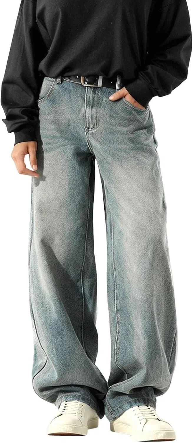 Джинсы свободные Wide Leg, D04 Blabj