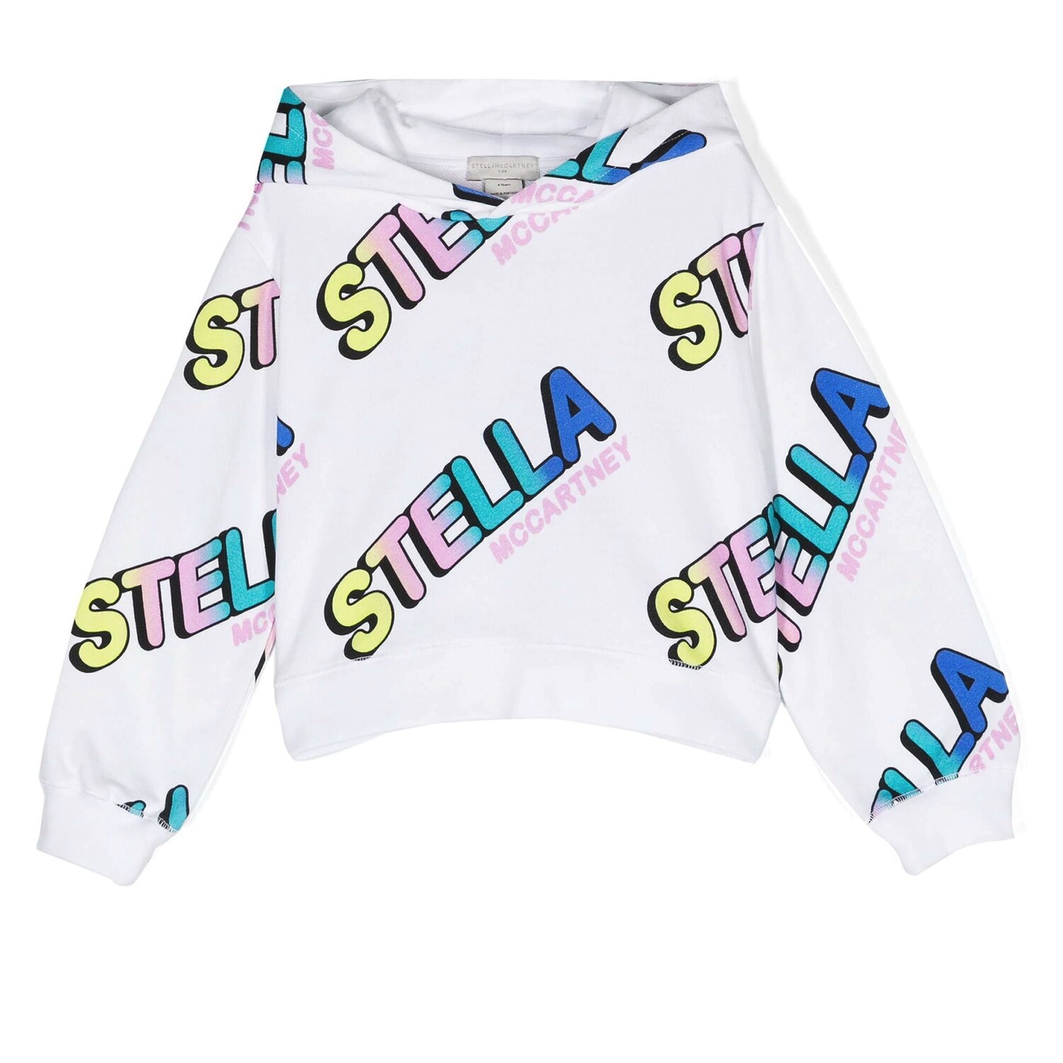 

Белый худи с логотипом Stella McCartney, белый