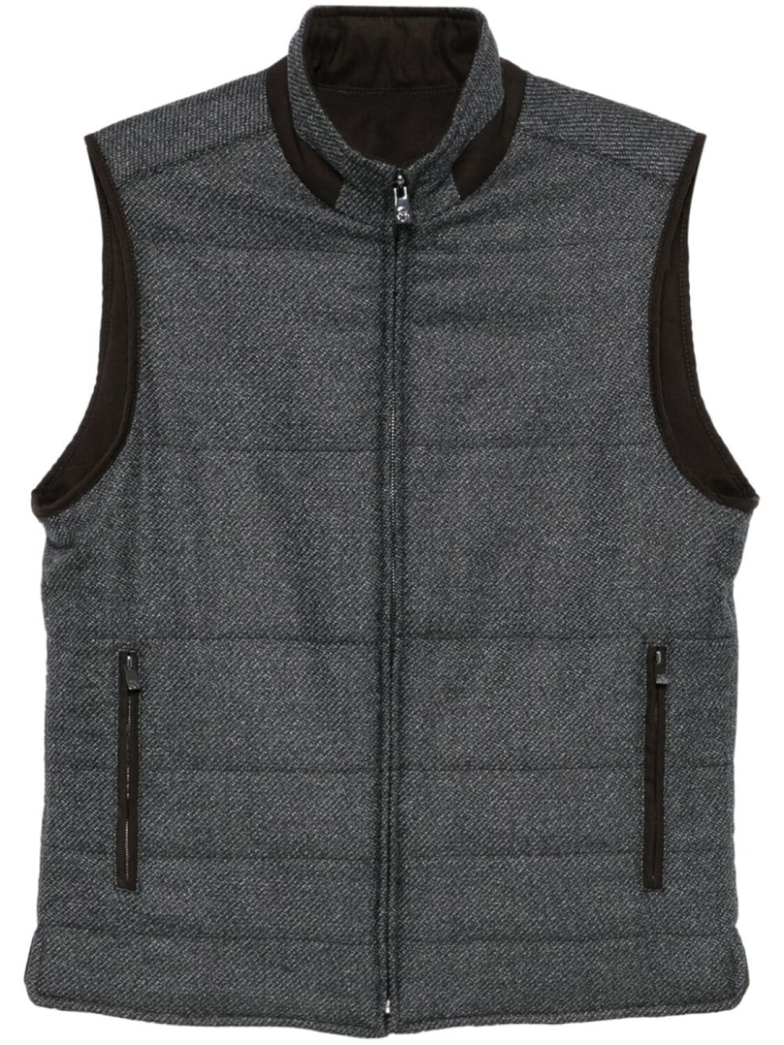 

Corneliani стеганый жилет, серый