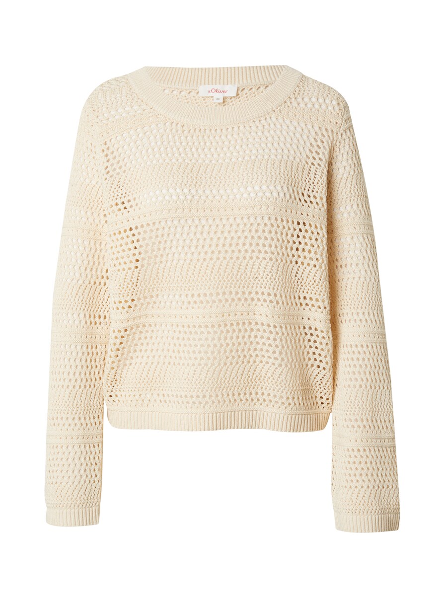 

Тонкий вязаный свитер s.Oliver Sweater, бежевый