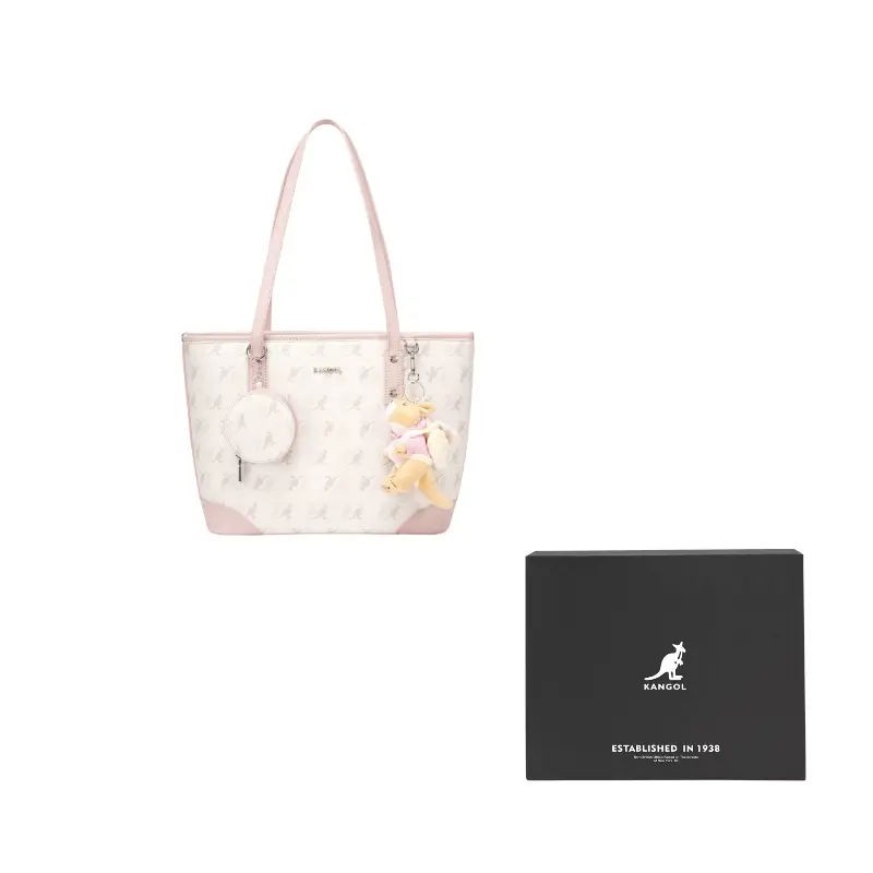 

KANGOL Сумка-шоппер из ПВХ, средняя женская наплечная сумка мультиколор