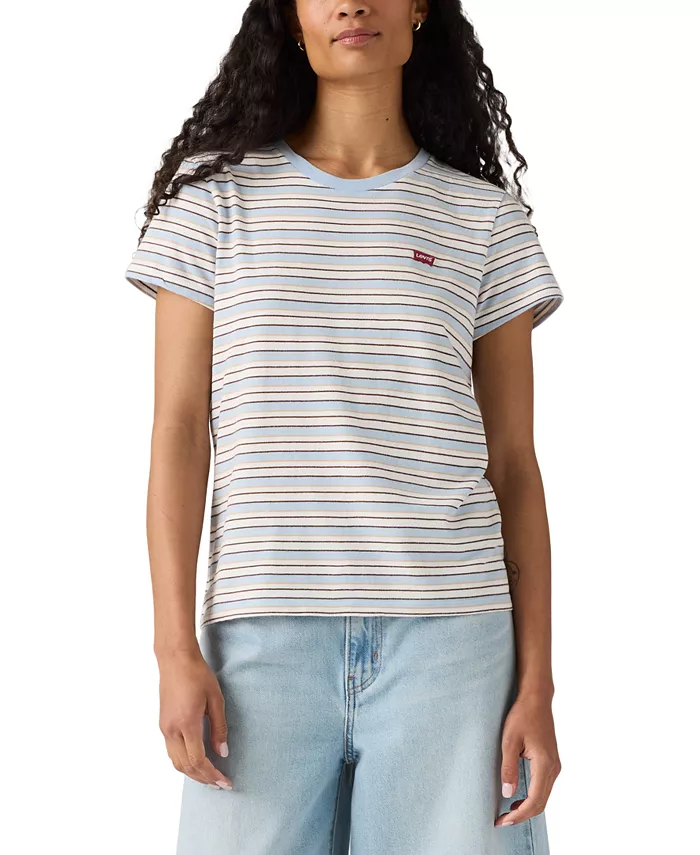 

Женская футболка с круглым вырезом The Perfect из хлопка Levi's, мультиколор
