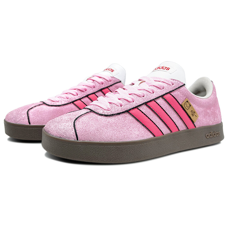 

Кроссовки adidas neo Vl Court Skateboarding Shoes Unisex Low-top Pink/Black, цвет Lotus Color