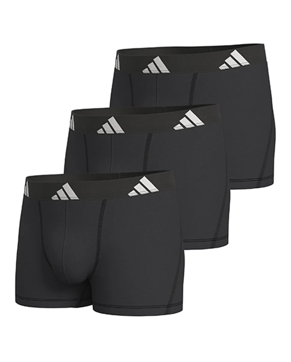 

Упаковка из трех пар боксеров Adidas, черный