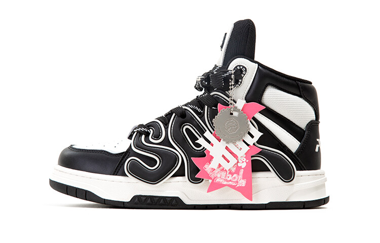 

Кроссовки ADCDAVINCI Skateboarding Shoes Unisex High-top, черный