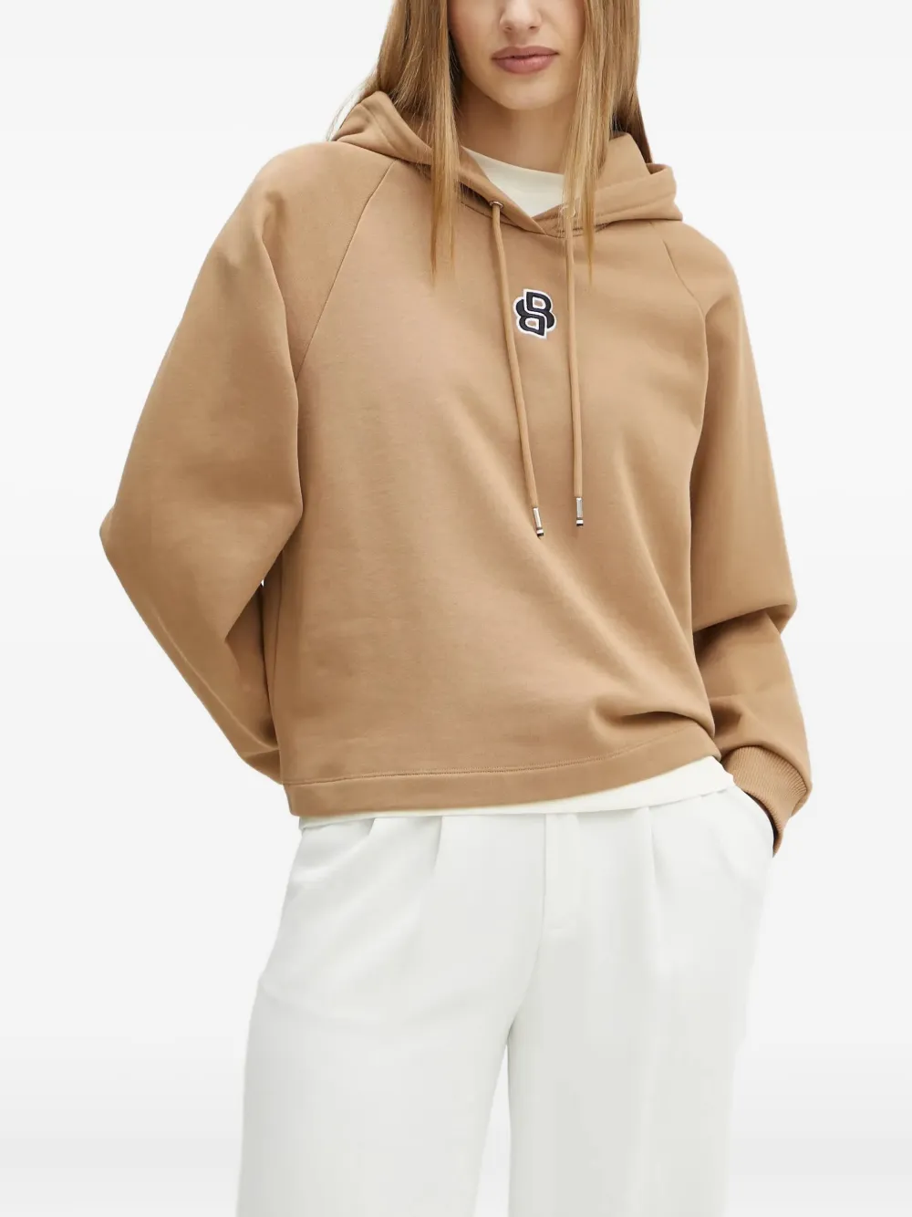 

Худи с вышитым логотипом BOSS, нейтральный