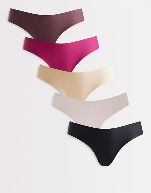 

Набор из 5 невидимых дерзких брюк Cotton On, разноцветный