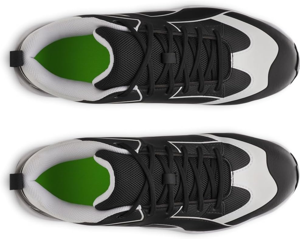 Under Armour мужские бейсбольные бутсы Leadoff Icon Low Rm, (001) Black/White/Black — фото 4