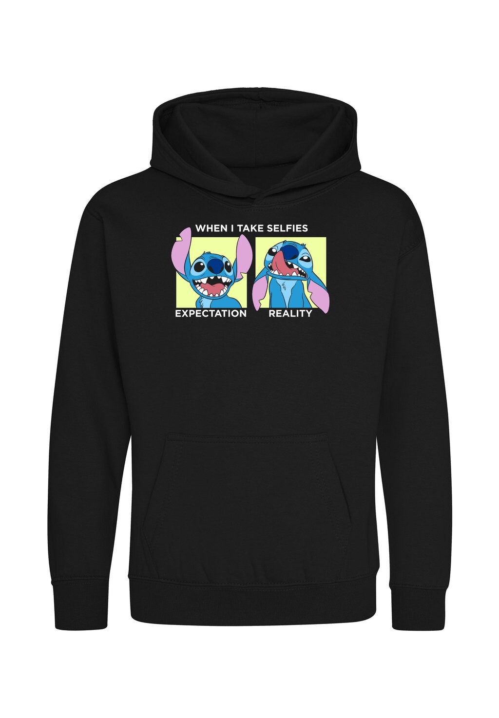 

Толстовка с капюшоном LILO STITCH STITCH SELFIE Disney, черный