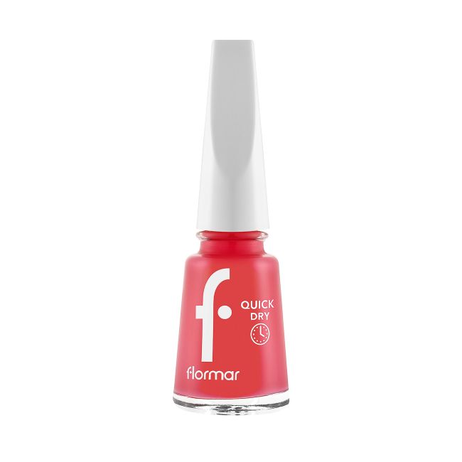 

Быстросохнущий лак для ногтей Flormar, цвет 03 bright coral, 11 мл