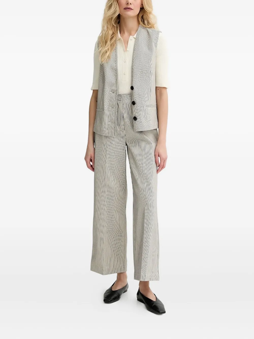 

Брюки в полоску Sessùn, нейтральный