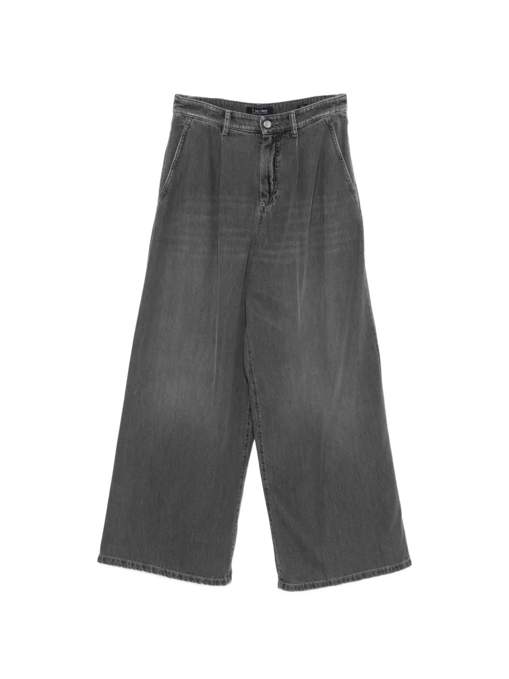 

Джинсы плиссированные с широкими штанинами 'S Max Mara, серый