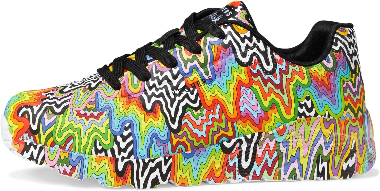 Кроссовки SKECHERS KIDS Uno Lite 310385L, разноцветный — фото 4