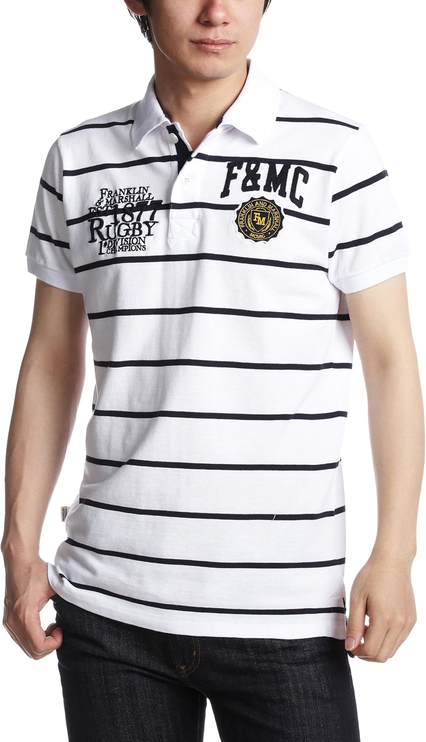

Футболка-поло Franklin & Marshall с эмблемой и логотипом, белый