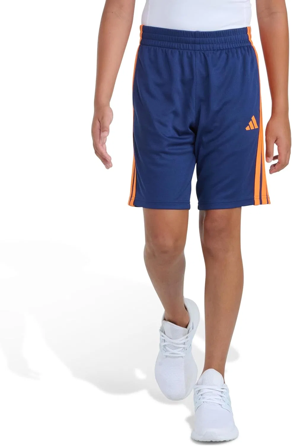 Шорты Athletic Mesh Shorts, adidas, Navy With Bright Orange