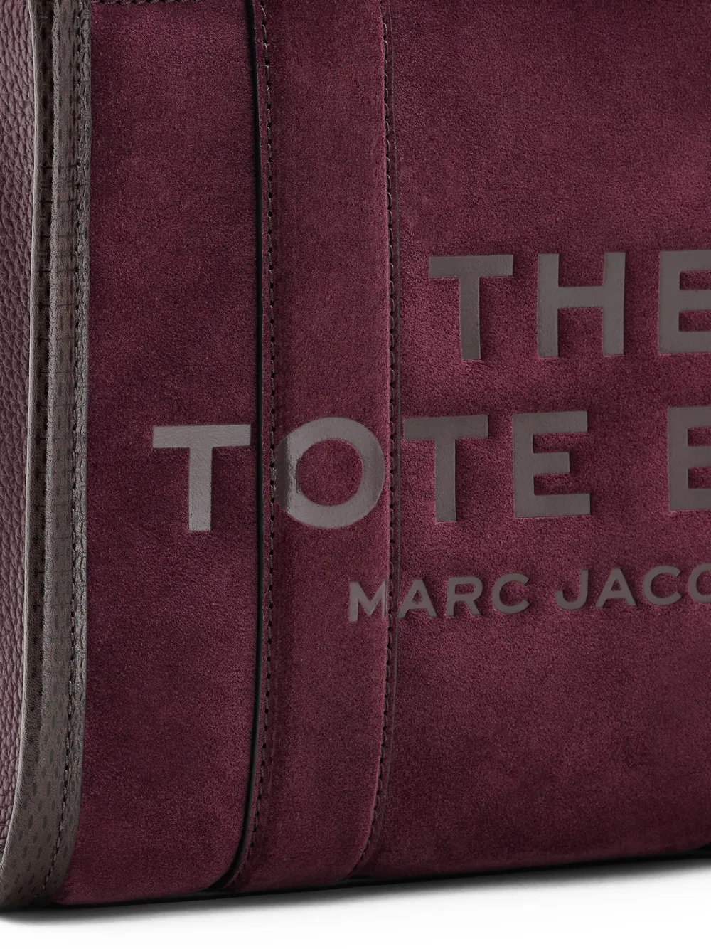 Сумка-тоут из замши небольшого размера MARC JACOBS, фиолетовый — фото 4
