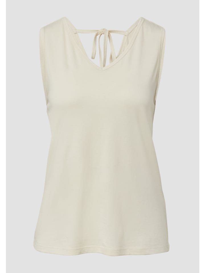 

Топ s.Oliver, кремовый