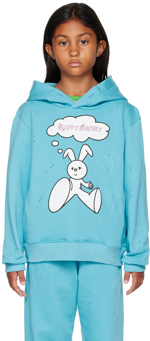 

NZKidzzz Kids Синий худи Happy Sunday