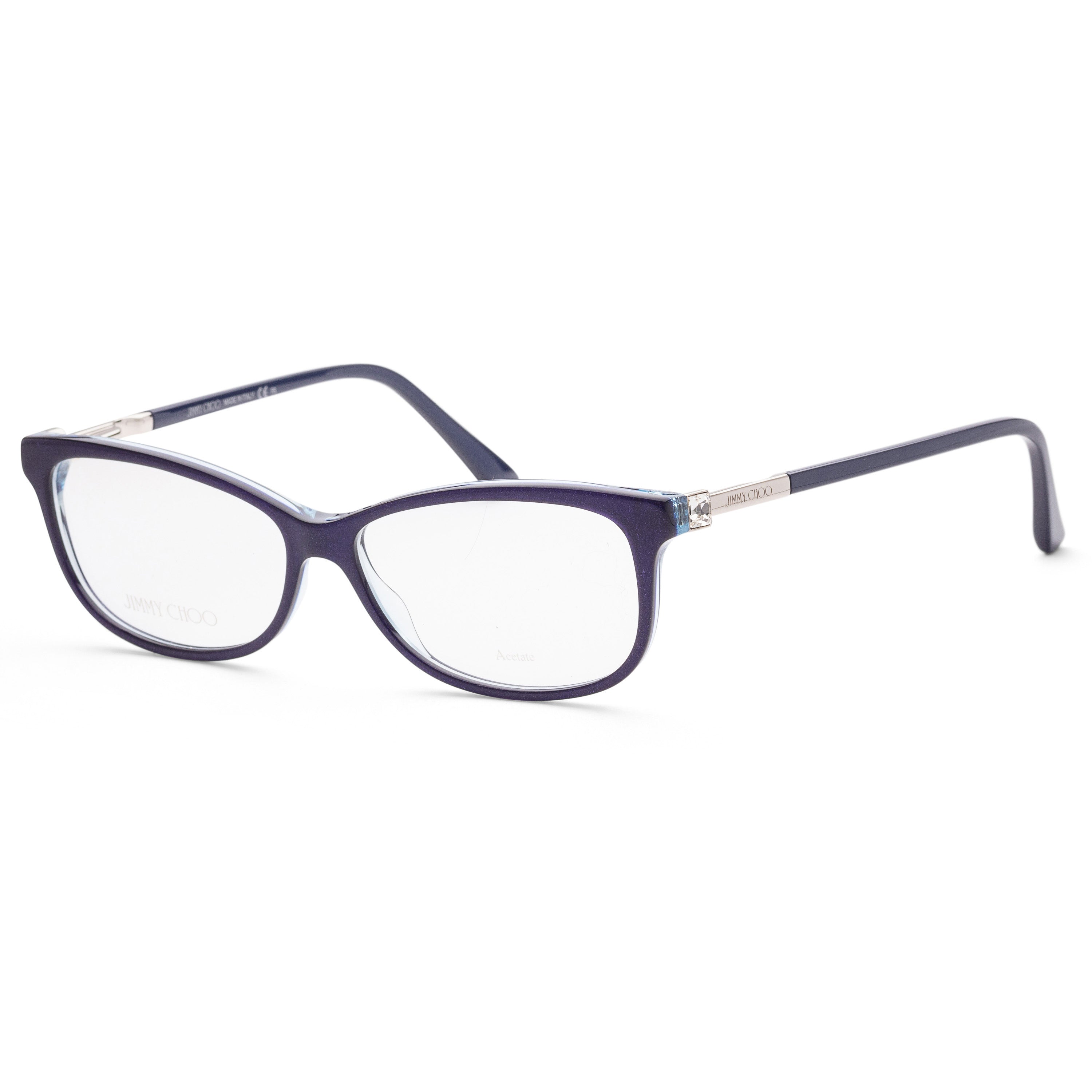 

Женские оптические очки Jimmy Choo 53 мм Jimmy Choo, Blue Glitter