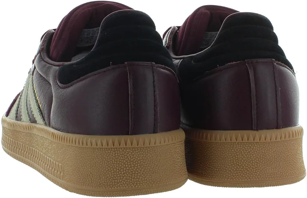 Мужские кроссовки Adidas Samba XLG для повседневной носки, бордовый/бежевый/красный — фото 4