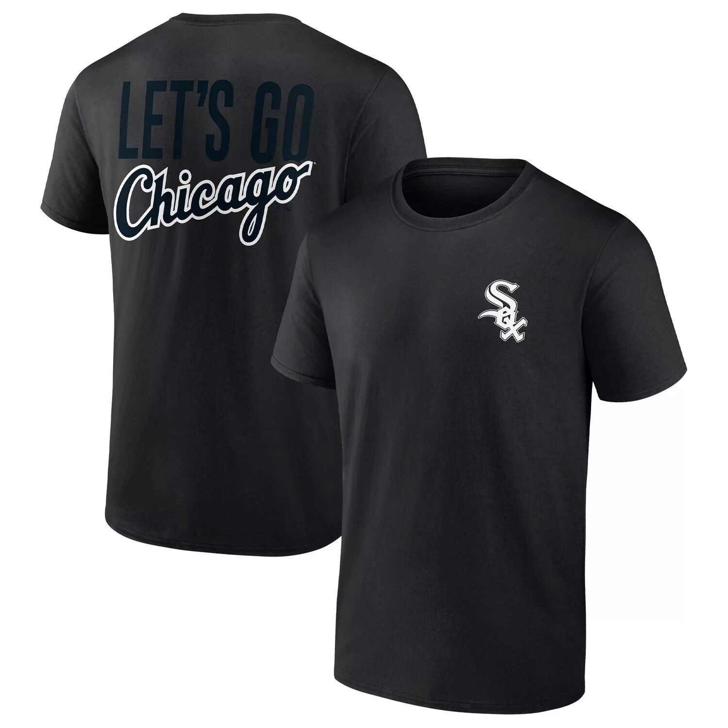 

Мужская черная фирменная футболка Chicago White Sox In It To Win It Fanatics, Черный, Мужская черная фирменная футболка Chicago White Sox In It To Win It Fanatics