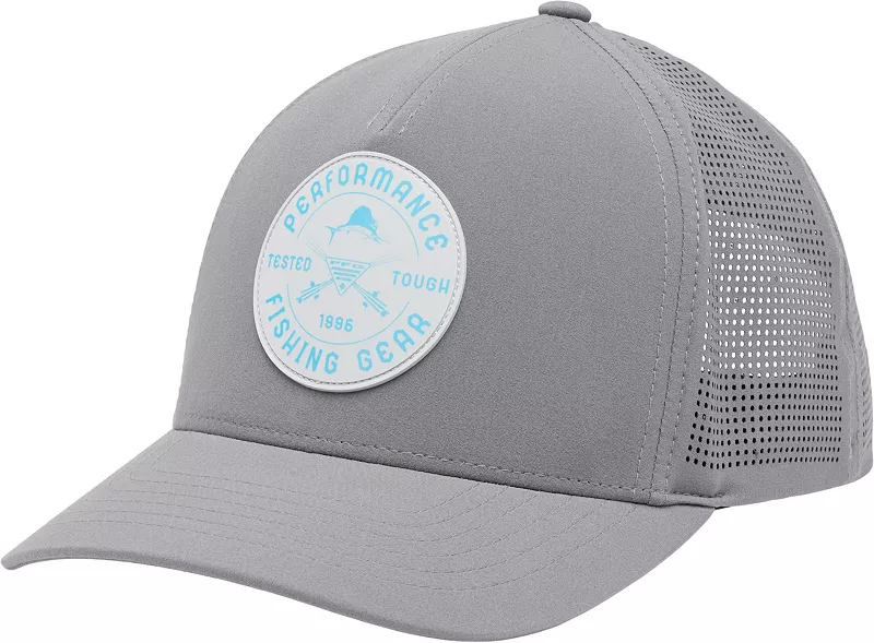 

Мужская кепка Columbia PFG Elite 110 Snapback, цвет City Grey Tested Tough